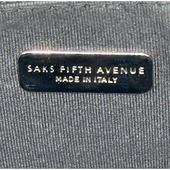 RARE Vintage‎ Saks Fifth Avenue Italy Suede Leather Wool Green Apres Ski Resort - Picture 6 of 16